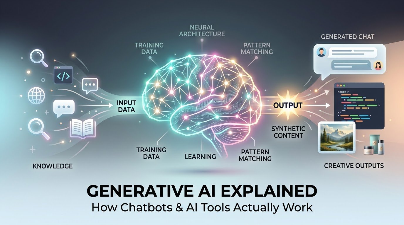Generative AI Explained: How Chatbots and AI Tools Actually Work