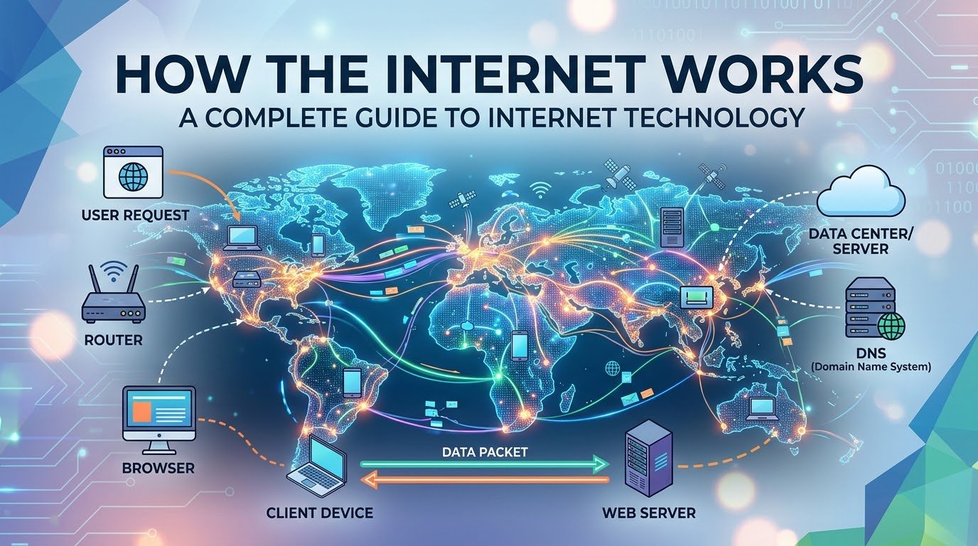 🌐 How the Internet Works: A Complete Guide to Internet Technology